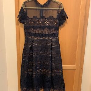 Navy Blue Dress